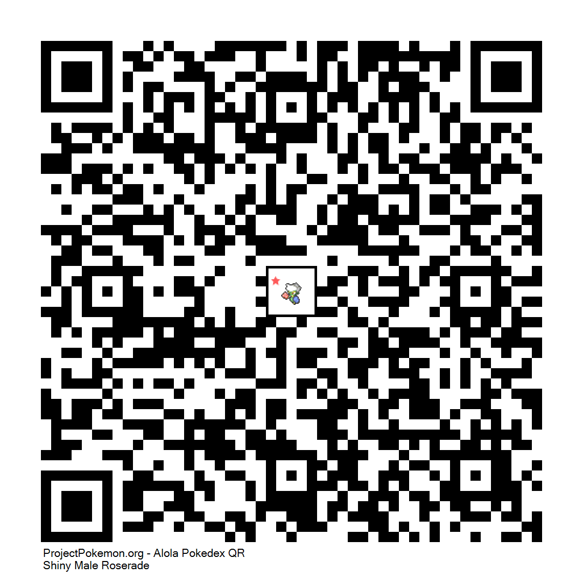 Cdigo QR de Roserade variocolor